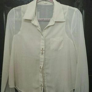 Ladies button down blouse